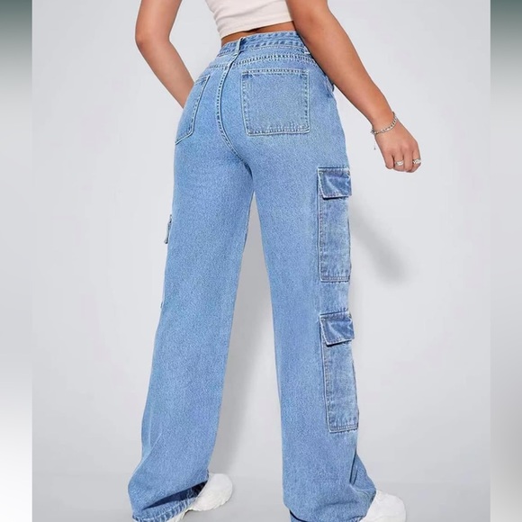 Amazon denim cargo pants - Picture 2 of 7